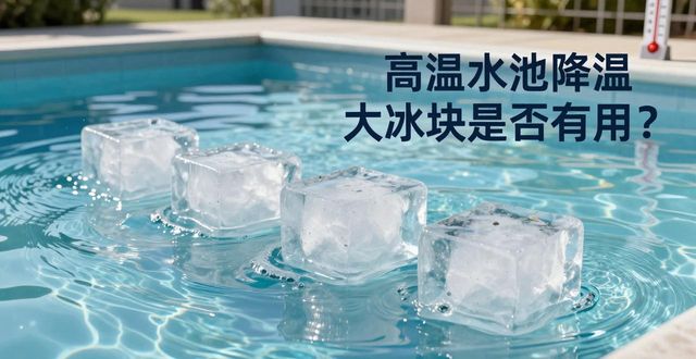 武汉江岸高温水池降温大冰块，到底管不管用？
